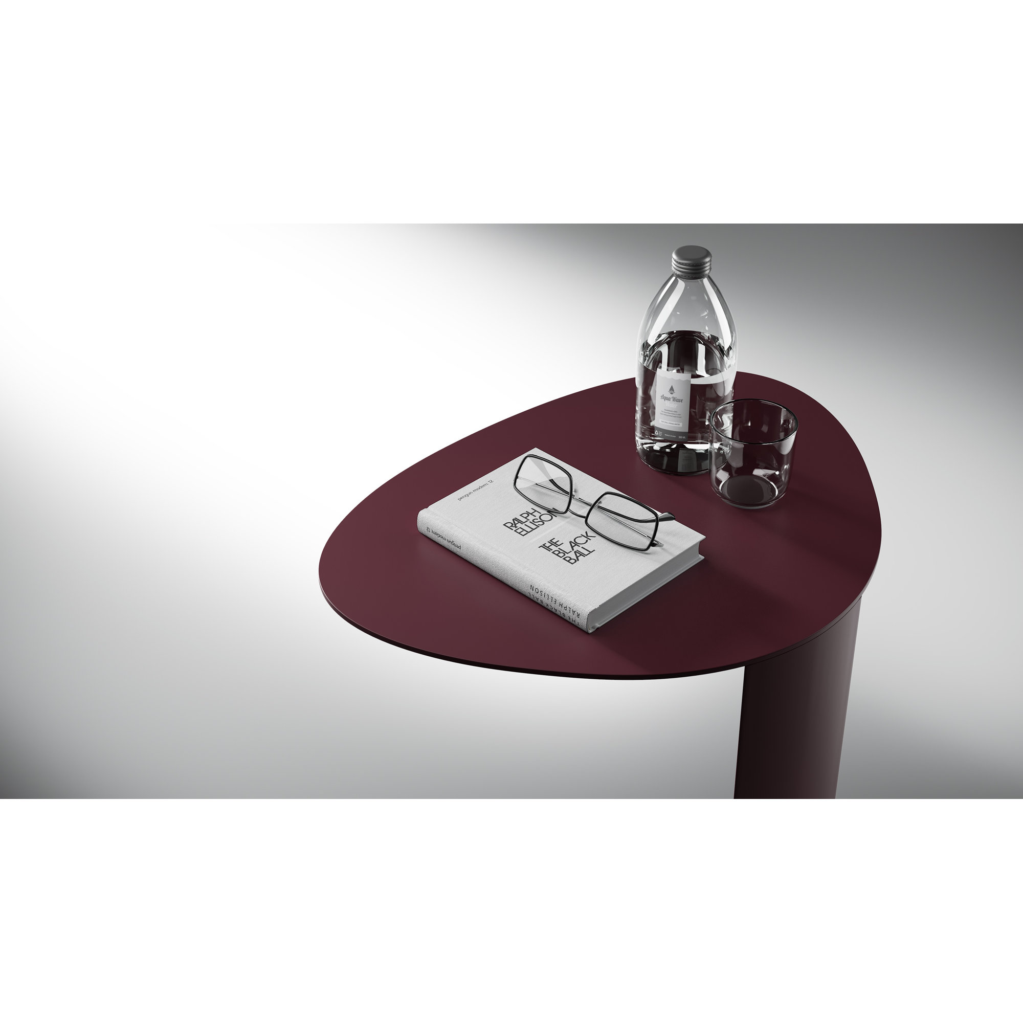 Bink End Table, Merlot