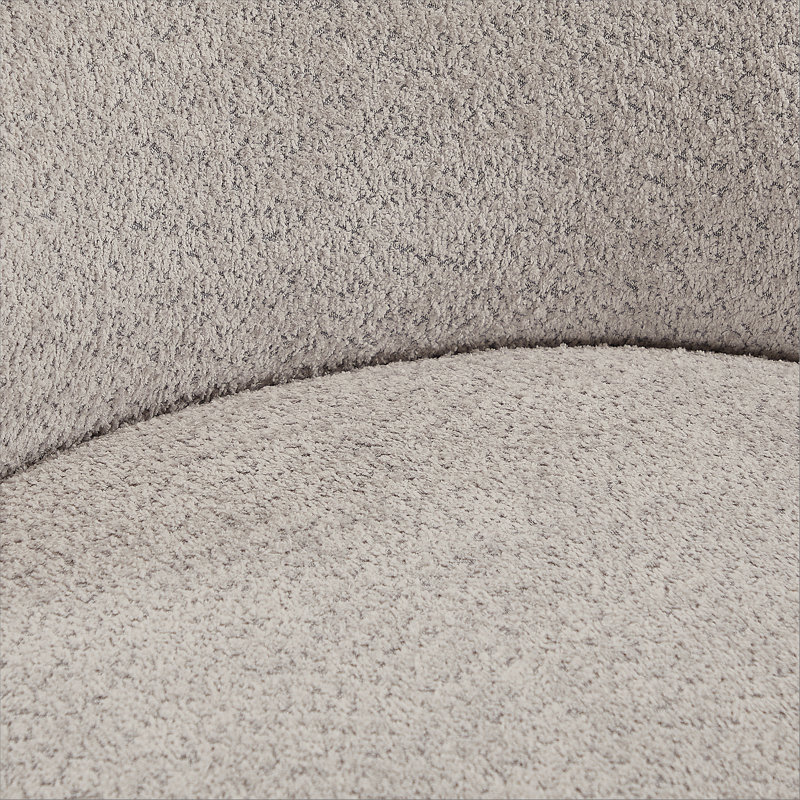 Chaise d'appoint pour le salon avec fonction pivotante, Gris clair