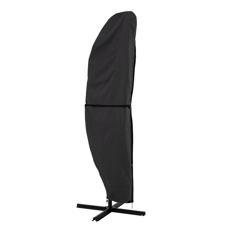 Housse de protection pour parasol d'extérieur Offset, gris