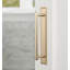 Poignée barre d'armoire avec contre-plaque - Quincaillerie en alliage de zinc de style Mid-Century moderne pour armoires de cuisine, armoires et mises à niveau de meubles-133089336-133089337