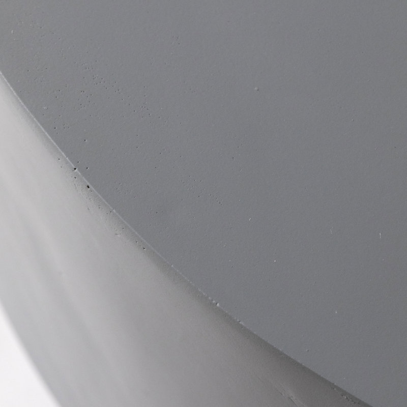 Table basse 36 po Modern Fiberstone, Gris