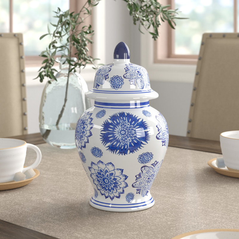 Pot gingembre en céramique Gherghina Chinoiserie