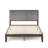 Moiz 42" Solid Wood Platform Bed Frame with Adjustable Upholstered Headboard-75287621