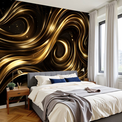 Papier peint adhésif auto-adhésif moderne pour la chambre à coucher Peel and Stick L 144 po x l 100 po