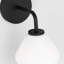 Rooks Single Light Glass Steel Dimmable Armed Sconce-2135895420-2045800635