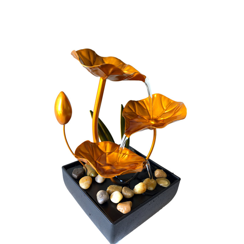 Fontaine de bureau Golden Lotus