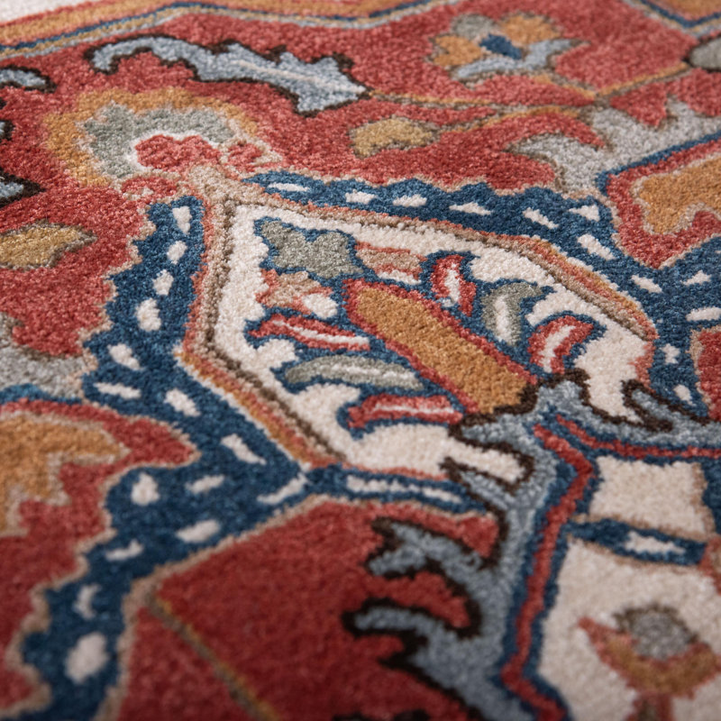 Wool/Tencel Hand Tufted Area Rug, Rectangle 5' x 7'9"