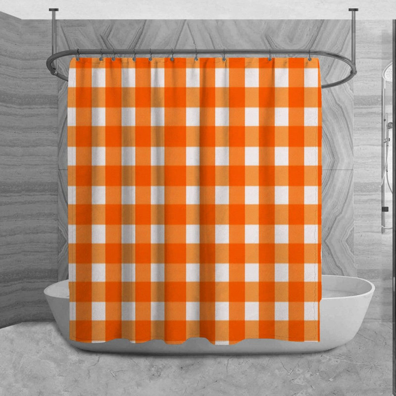 Rideau de douche Ottingham Gingham, H 73 po x l 70 po