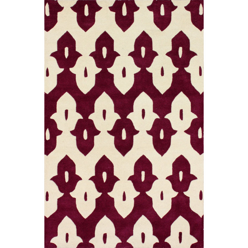 Tapis Panama Wine Ikat, 6 pi x 9 pi