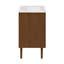 Meuble-lavabo autoportant 24 po en chêne brun avec comptoir central à 3 trous Bron-1297304480-1297304507-1297304511