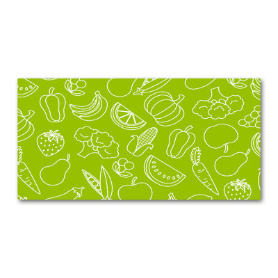 Fruits And Vegetables - No Frame Print on Canvas