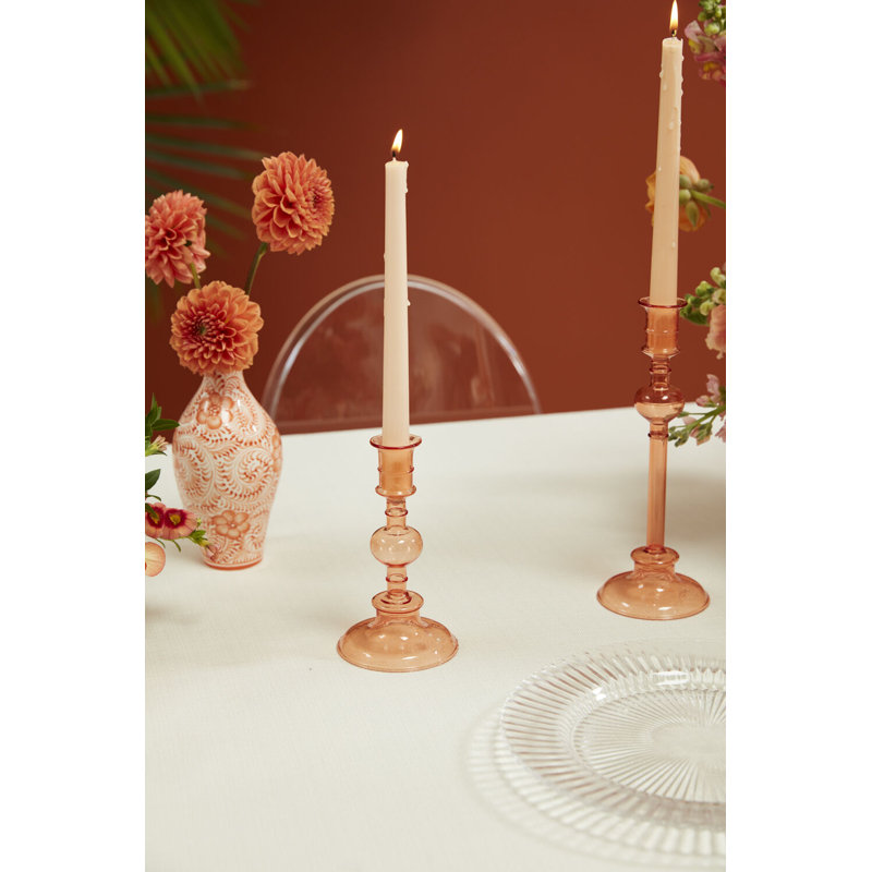 Maren Candlestick, 6.25" H x 4" W x 4" D