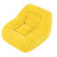Velours côtelé en fausse fourrure jaune confortable pour le dortoir, aucun assemblage requis, cou de soutien ergonomique, poids du produit 31 lb, chambre à coucher souple de 27,5 po de hauteur, nécessaire, support dorsal, hauteur de 34 colis