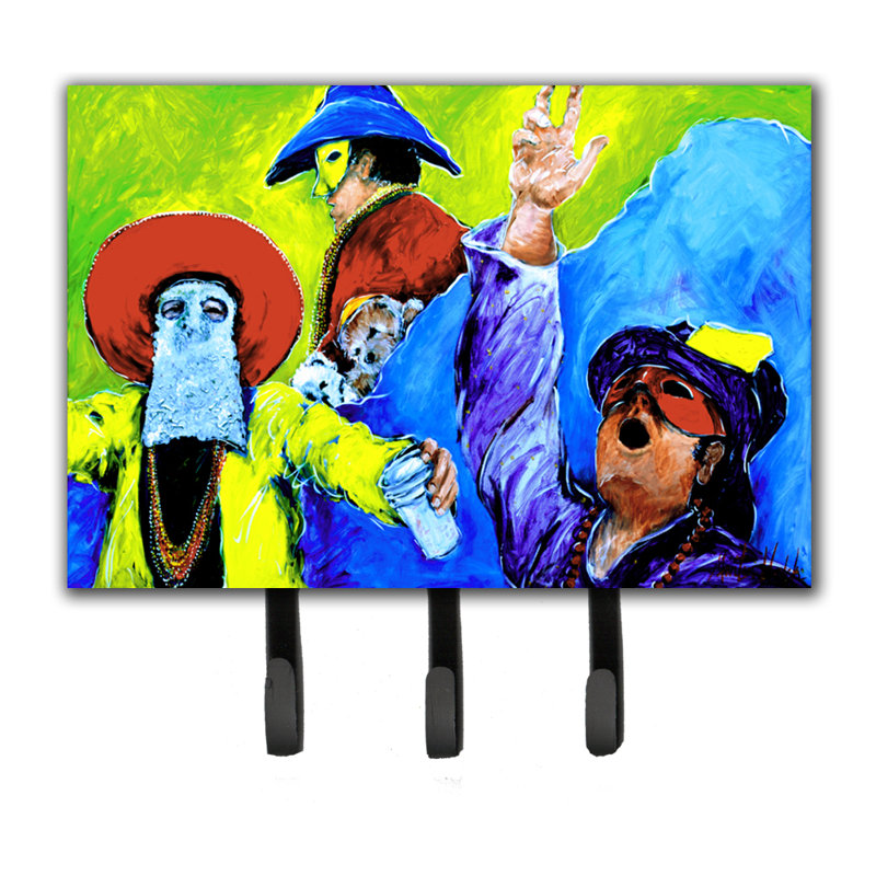 Porte-clés en gras mardi gras