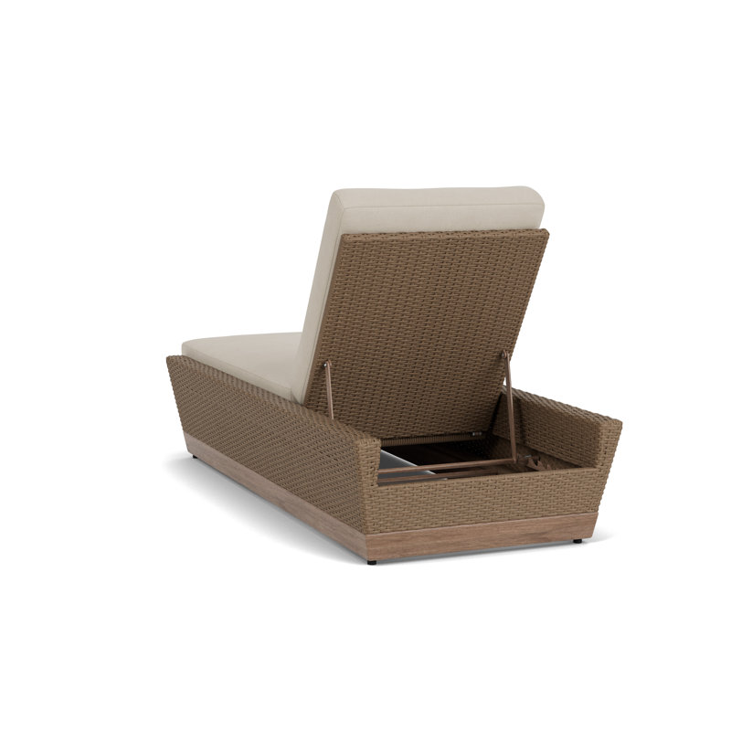 Charisma Outdoor Chaise Lounge, Sandberg Flax