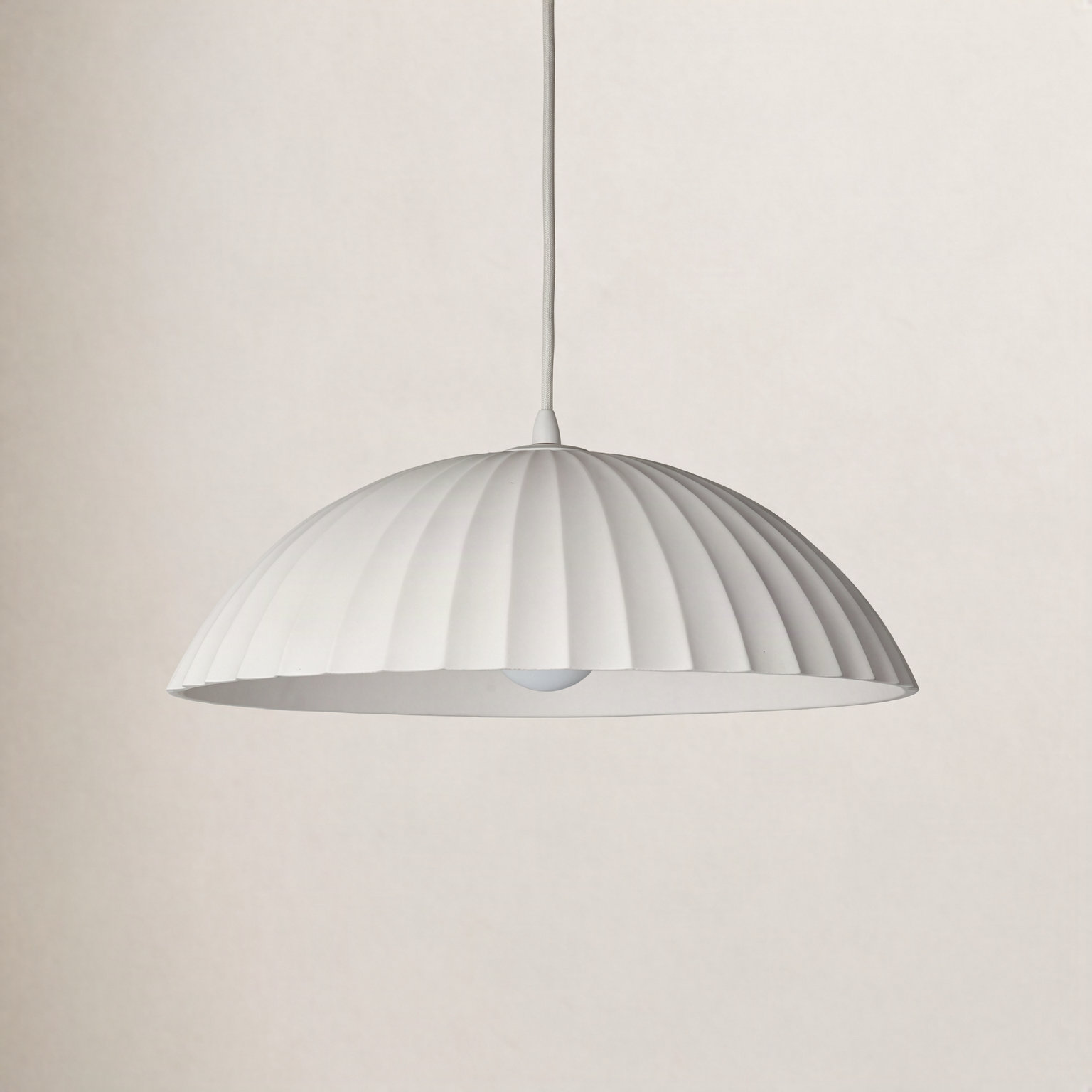 Calcott Dimmable Dome Single Light Pendant, 6.25" H x 19.5" W x 19.5" D