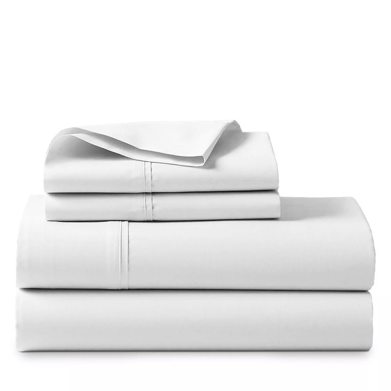 Monte Carlo Egyptian Cotton Sheet Set, White, California King