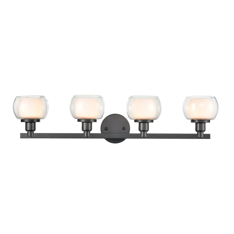 4 - Light Dimmable Bath Bar, Black