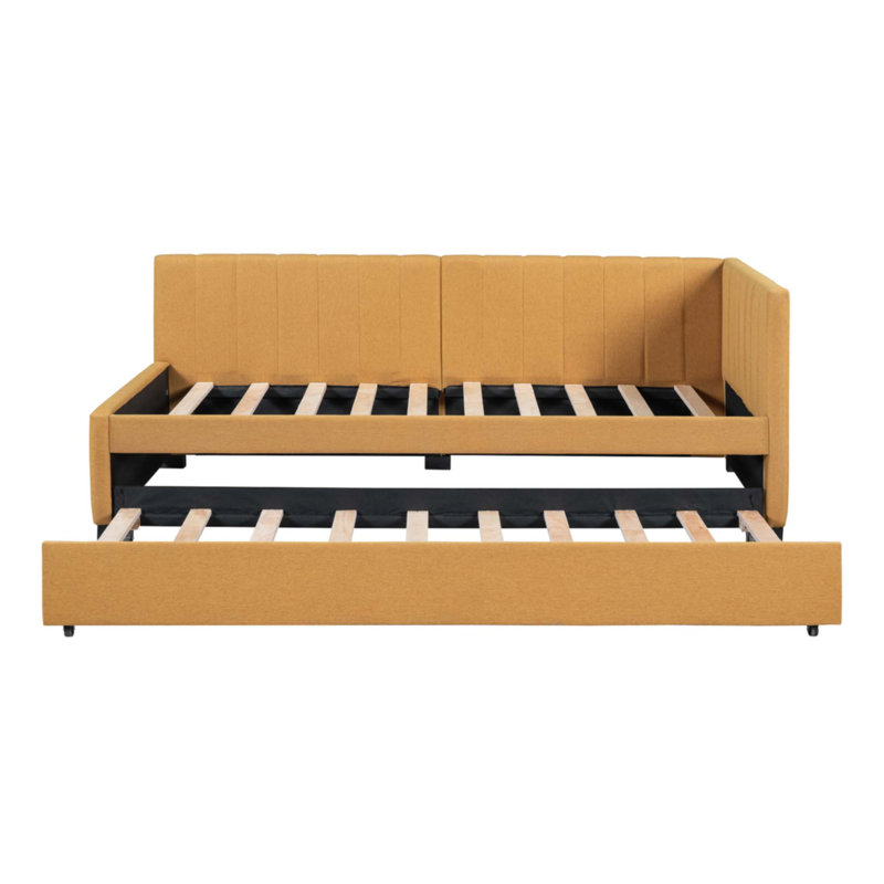Upholstered Daybed, Twin, Yellow
