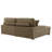 Oversized Upholstered Camel Corduroy Sleeper Sofa Bed Lounge sofa with Armrests & Throw Pillows-472867816