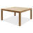 Rafael Square Teak Outdoor Dining Table With Umbrella Hole , 59'' in. W 59'' in. D