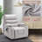 Power Lift Recliner Chair with Massage and Heat for Elderly, with 2 Cup Holders-1296265567