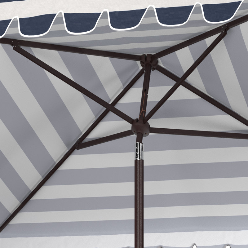Parasol de marché carré 7,5 pi Cali, Bleu marine