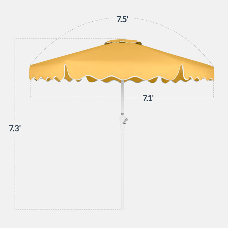 Parasol de marché, Jaune souci