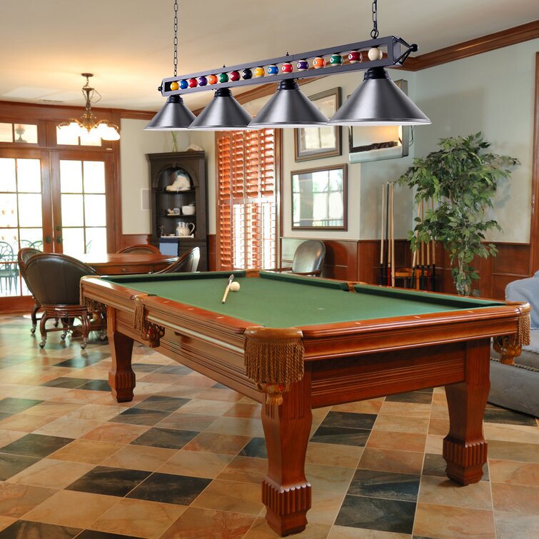 How High Should Lights Hang Over a Billiards Table?