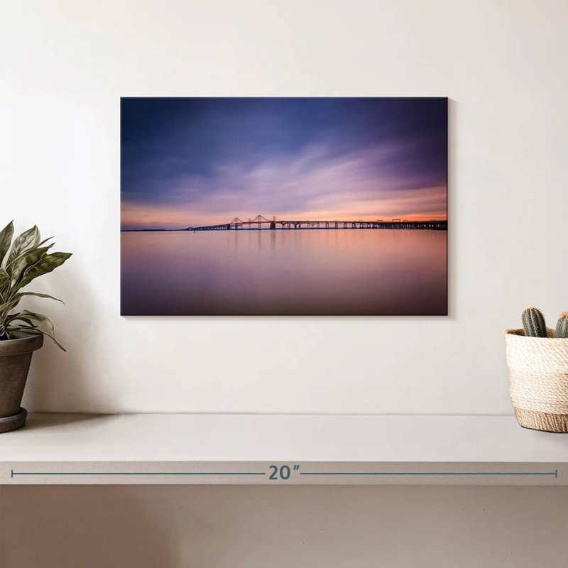 Lilie Scenic Chesapeake Bay Bridge, H 8 po x l 12 po