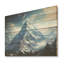 Sommet de l'Everest - Montagnes enneigées sur bois-343222611