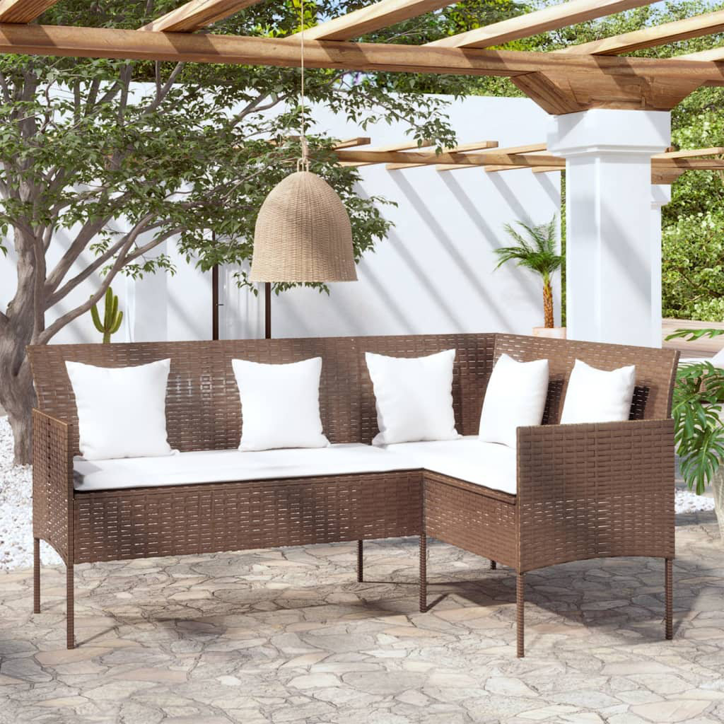 Gartenecksofa Dekou mit Kissen