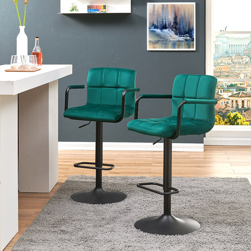 Tabouret de bar Amjed, Atrovirens