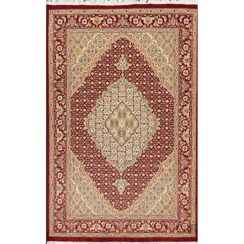 One-of-a-Kind 4'0'' X 6'3'' New Age Area Rug in Red