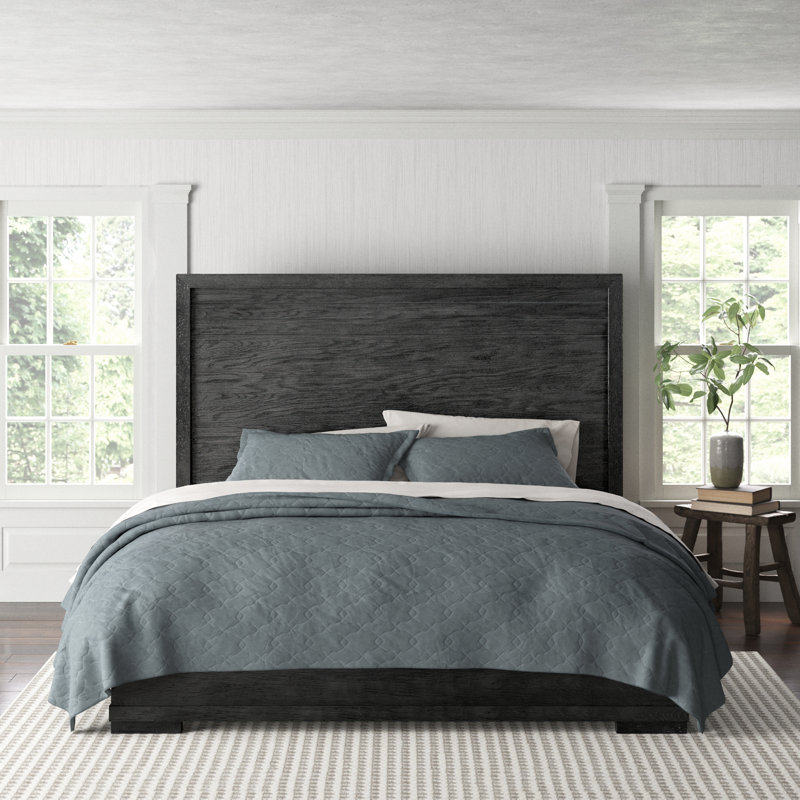 Appleton Panel Bed, King, Charred Oak