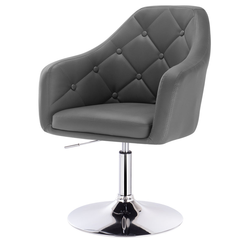Haywa Upholstered Counter Stool, Grey