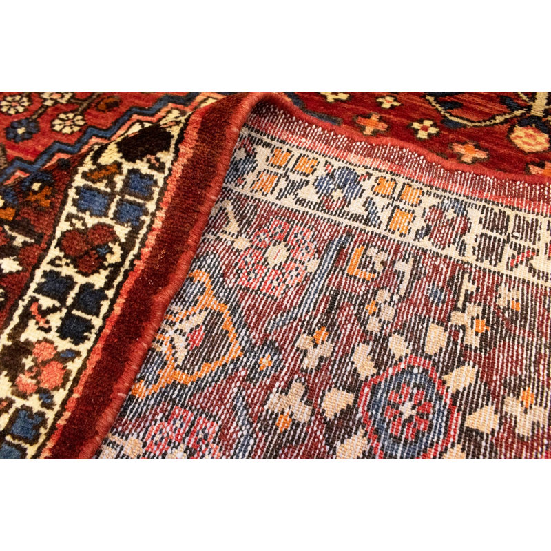 Tapis semi-antique rouille 11 x 13