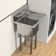  29 In. X 22 In. Stainless Steel One Compartment Sink With 16 In. X 14 In. Bowl And 12 In. Right  Drainboard