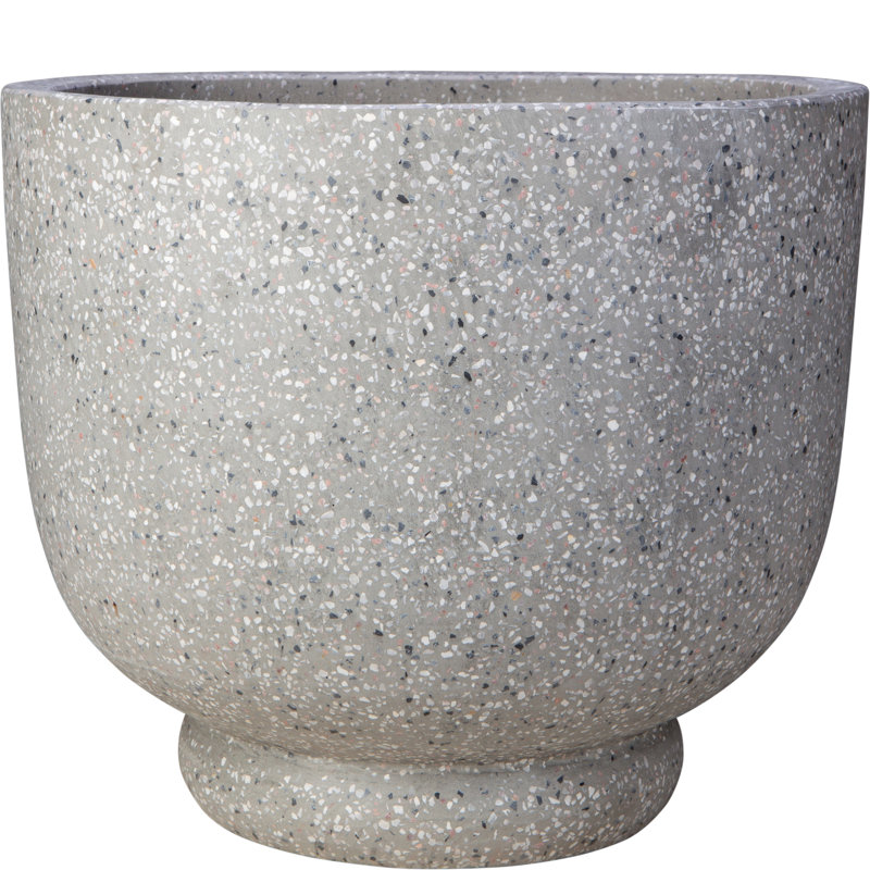 Coupe calice de 45,7 cm (18 po) - Terrazzo gris, Light Grey