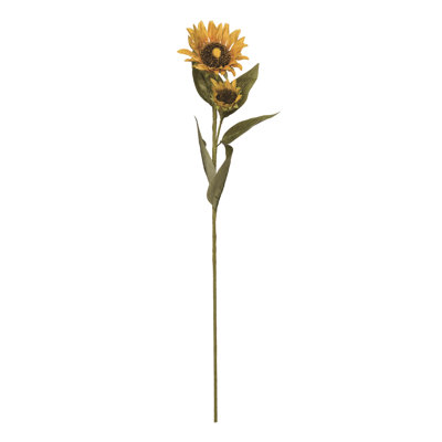 Tige de fleur de tournesol géante jaune 30 pouces pour la décoration intérieure