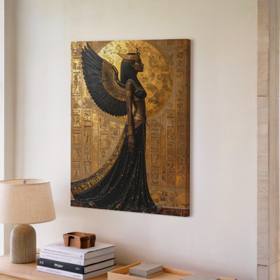 Here Is The Product Description And Seo Optimization For Your Celestial Winged Wall Art Canvas