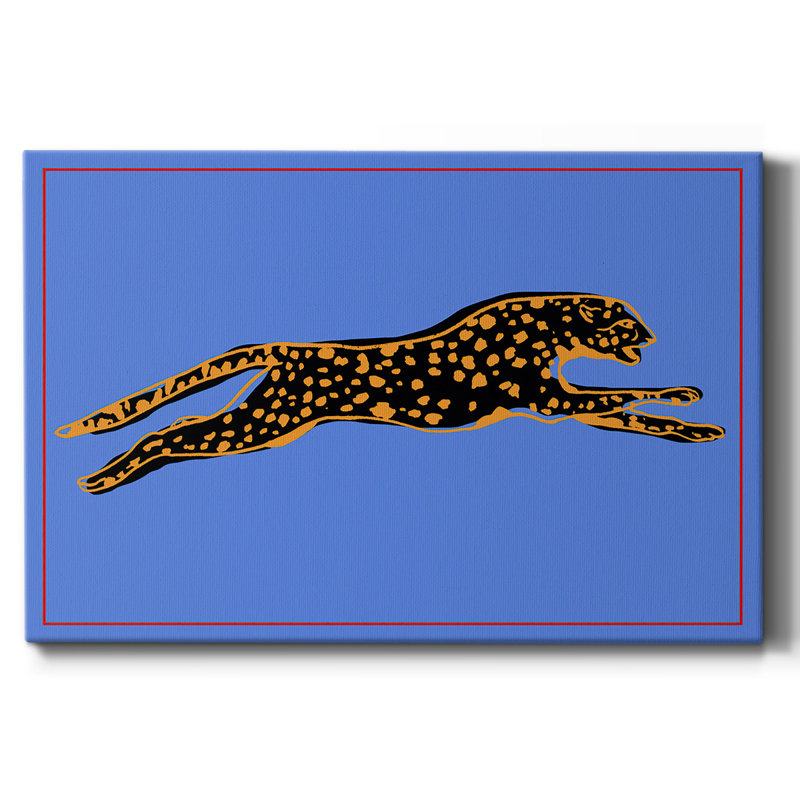 «The Wild Leopard II», toile tendue avec châssis, H 12 po x l 18 po