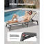Chaise de bronzage pliable à dossier réglable