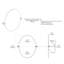Miroir de meuble-lavabo ovale mural sans cadre H 32 po Jewel | Pivots et miroir biseauté-2992136-125118099