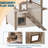Solid Wood Elevated Pet Bed