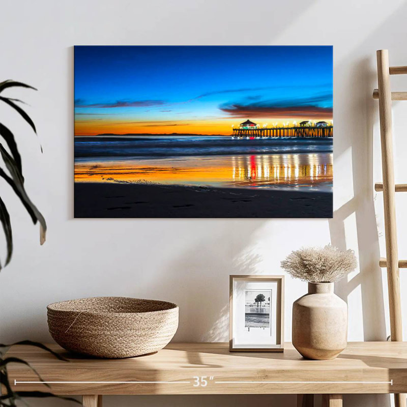 Nicci Scenic Huntington Beach Sunset, H 16 po x l 24 po