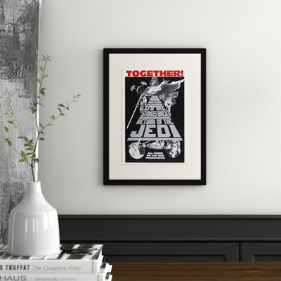 Trilogy Together Framed Vintage Advertisement Together 1 Piece Single Picture Frame Wall Art on MDF
