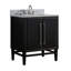Ewen 30" Single Bathroom Vanity with Carrara Marble Top-1727171064-1727171068-1727171067