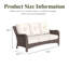 184.9cm Wide Patio Sofa with Cushions-1727580648-1727580651