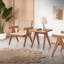 Fauteuil d'appoint beige et naturel
